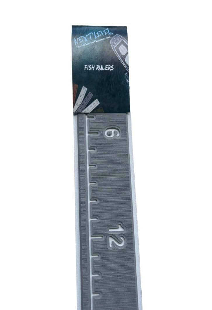 Next Level Inc . | Fish Ruler | SeaDek | 36 inch Fish Measurement Tool | Perfect for Boats and Kayaks | Storm Gray/White - Image 2